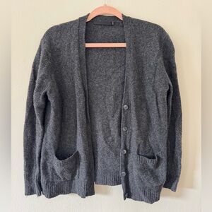 Jenni Kayne Charcoal Cardigan Sweater